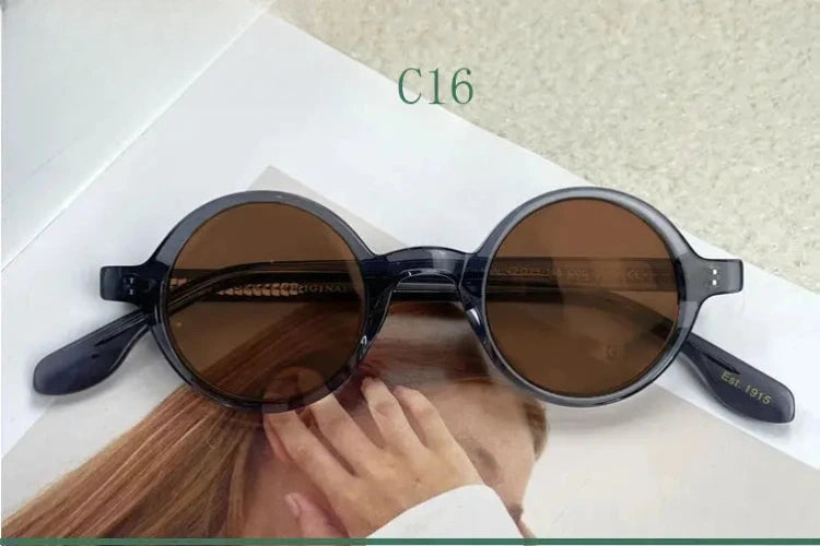 Unisex Round Full Rim Acetate Prescription Glasses 4225s — view 22 | Rx Spectacle