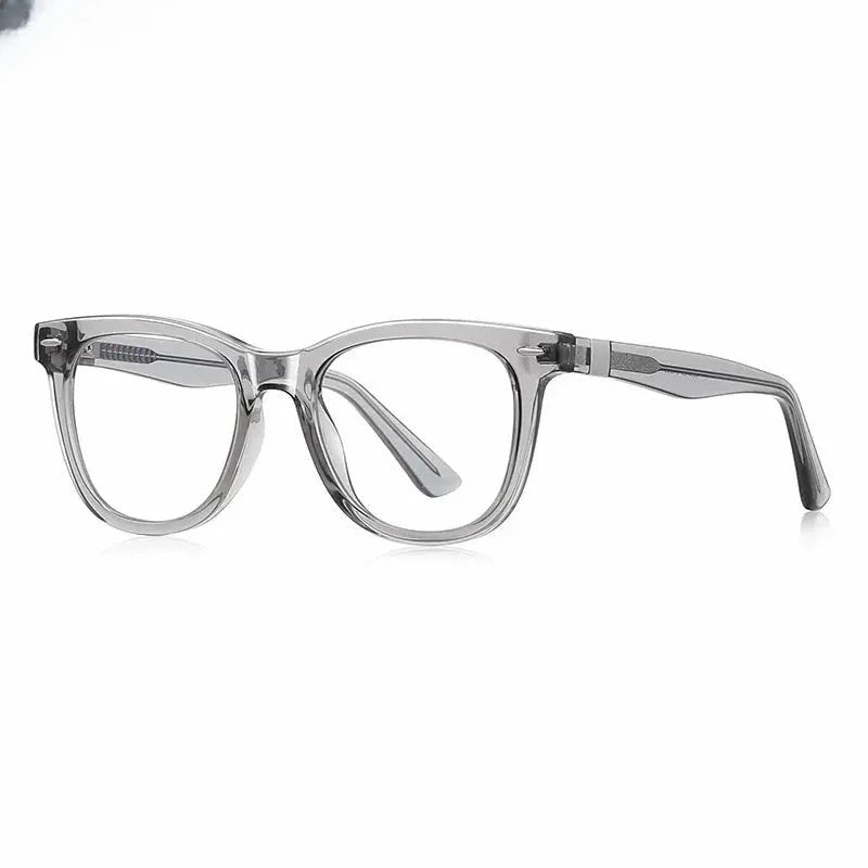 Unisex Square Full Rim Titanium Prescription Glasses 882230 — view 4 | Rx Spectacle