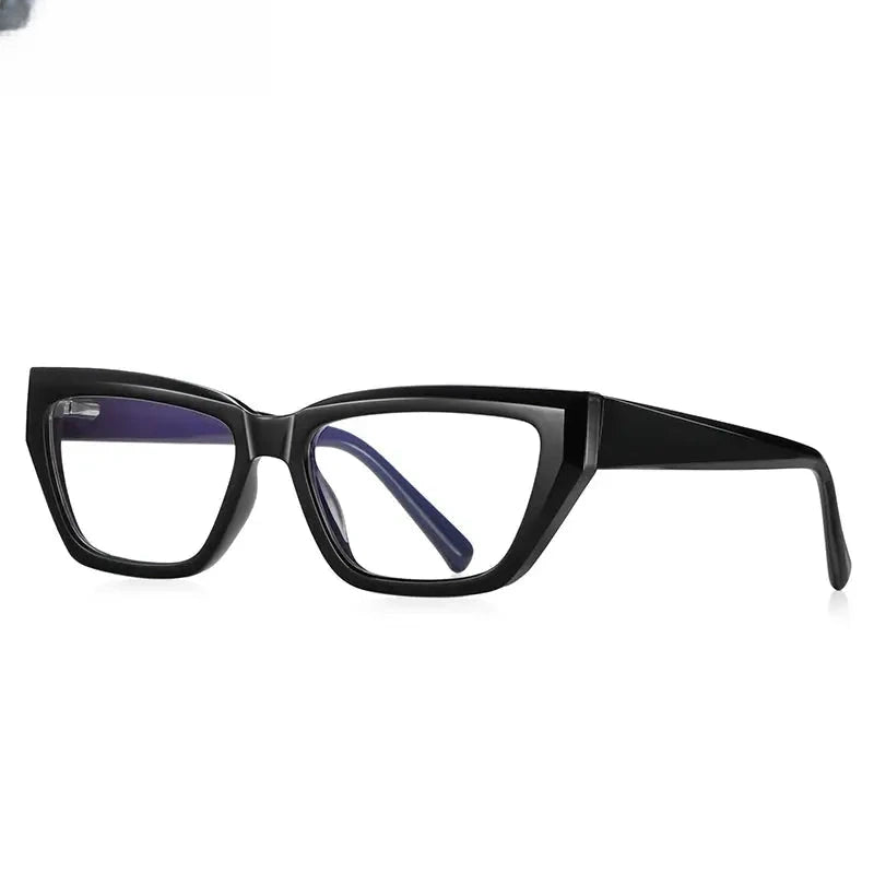 Unisex Cat Eye Full Rim Titanium Reading Glasses 2155 — view 7 | Rx Spectacle