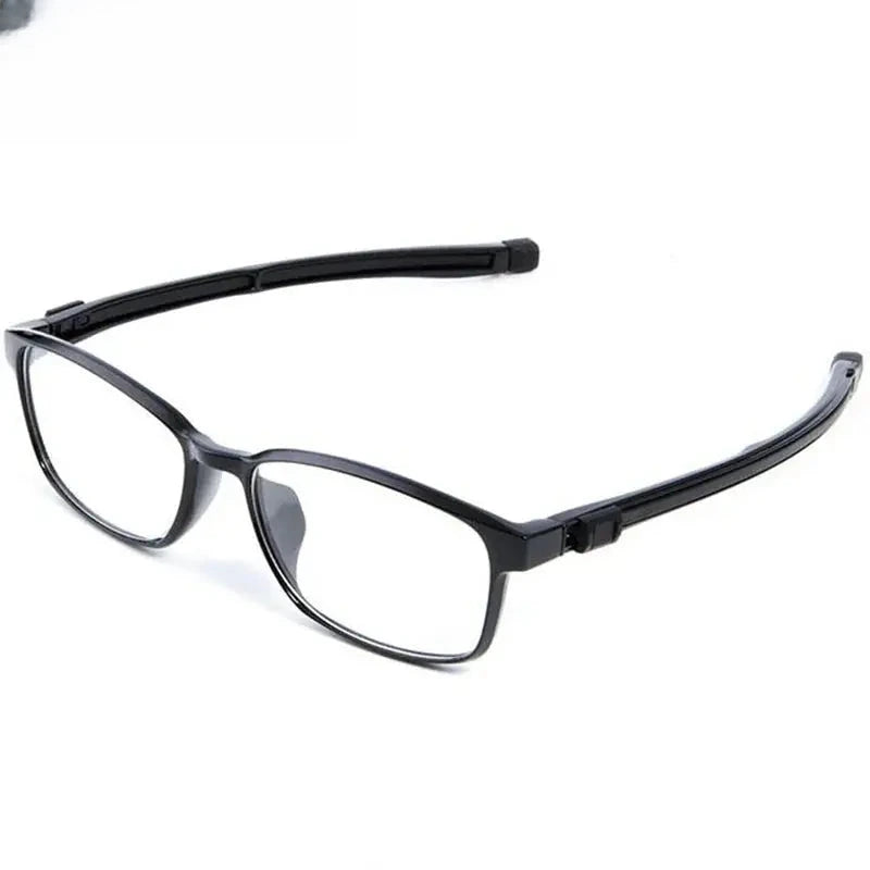 Women's Square Full Rim Titanium Prescription Glasses 22204 — view 5 | Rx Spectacle