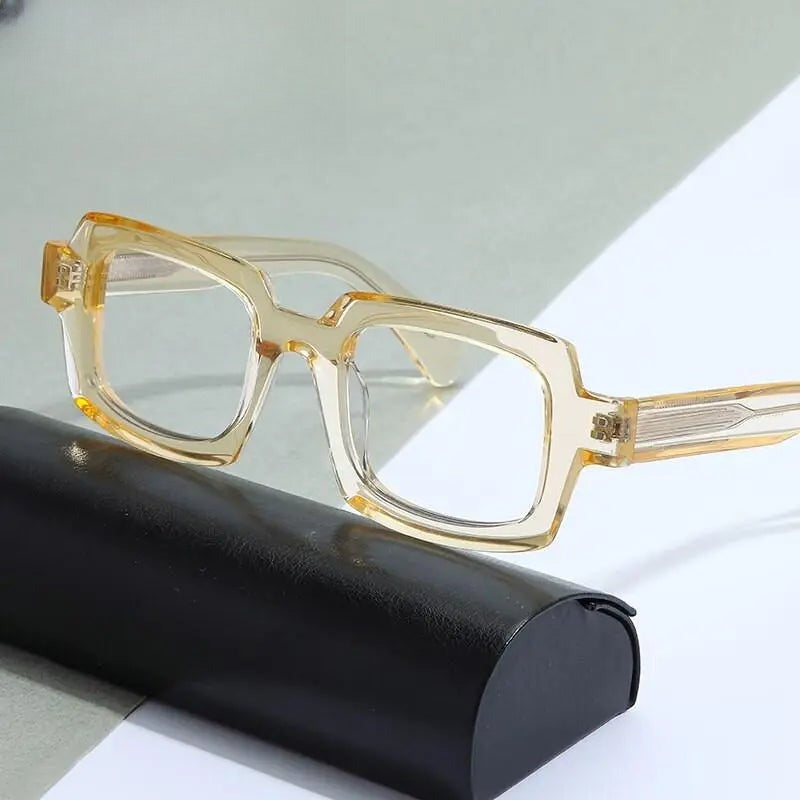 Unisex Square Full Rim Acetate Prescription Glasses Gxyj822 — view 8 | Rx Spectacle