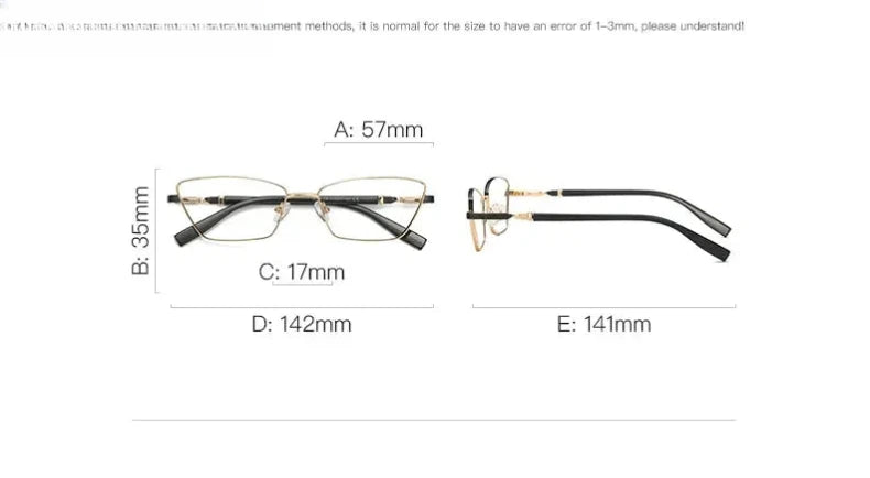 Unisex Square Full Rim Stainless Steel Reading Glasses 3012 — view 13 | Rx Spectacle