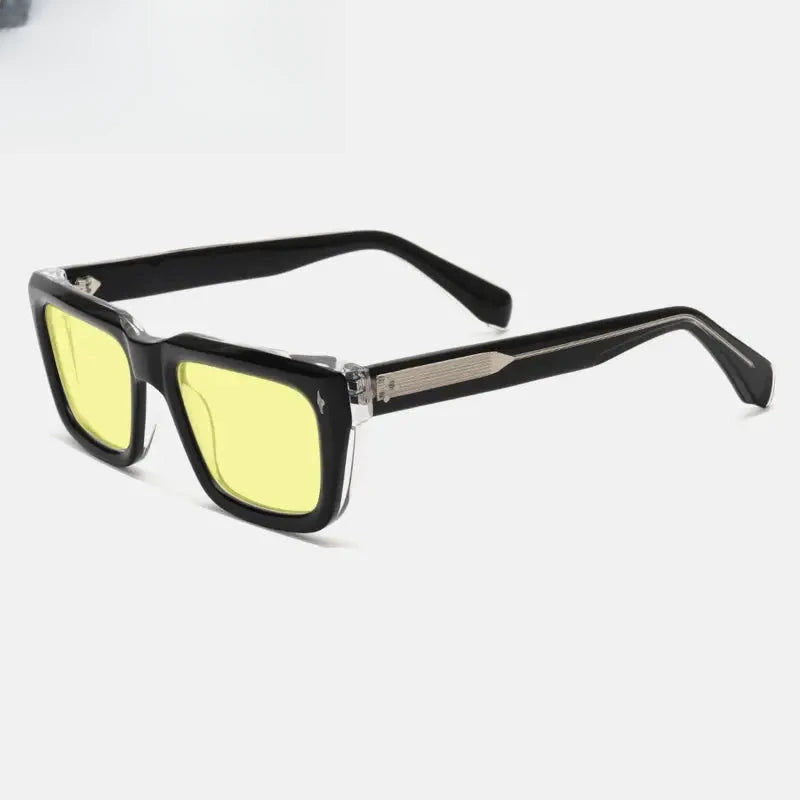 Unisex Square Full Rim Acetate Prescription Glasses Mo13 — view 16 | Rx Spectacle