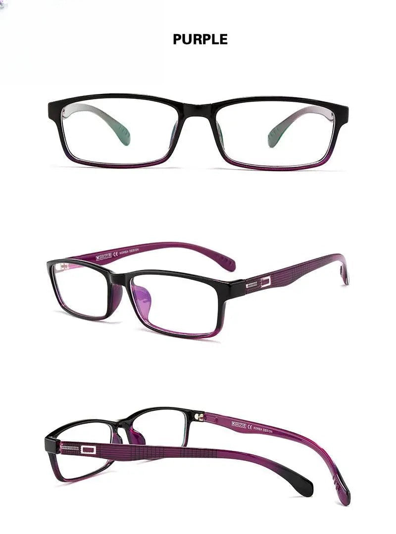 Men's Rectangular Full Rim Titanium Prescription Glasses 2300 — view 13 | Rx Spectacle