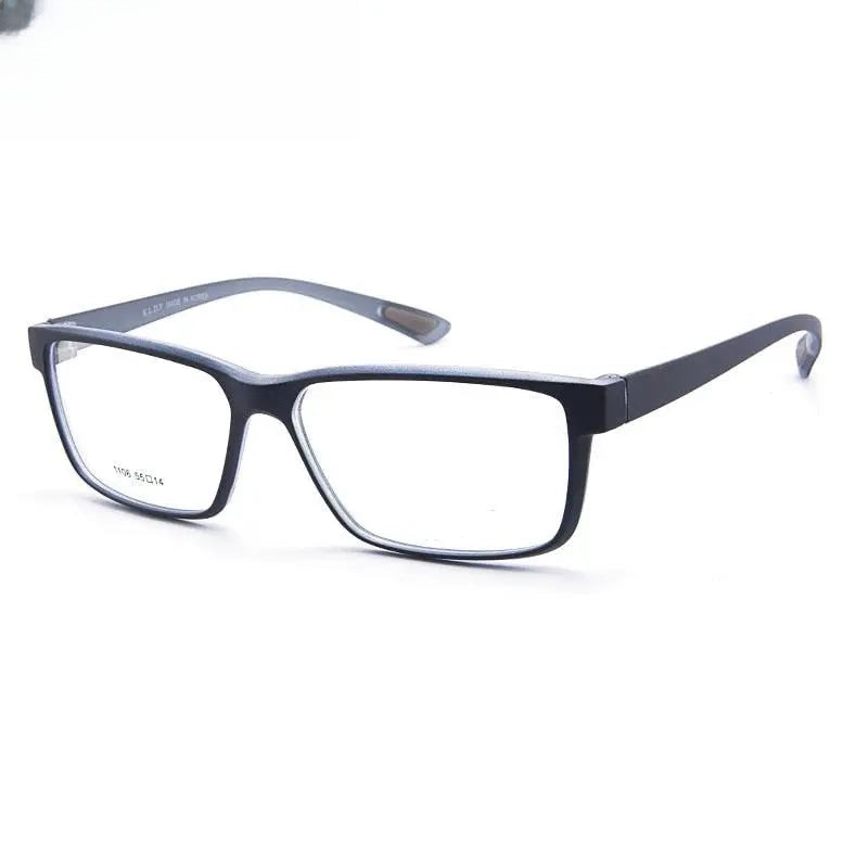 Men's Square Full Rim Titanium Oversized Sports Glasses 1106 — view 2 | Rx Spectacle