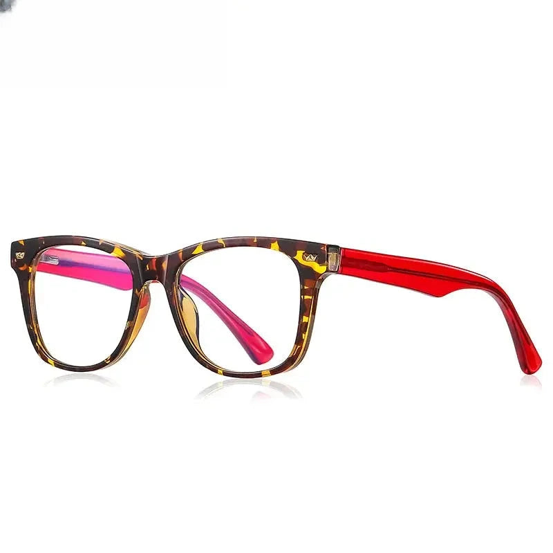 Unisex Square Full Rim Titanium Prescription Glasses 820215 — view 7 | Rx Spectacle