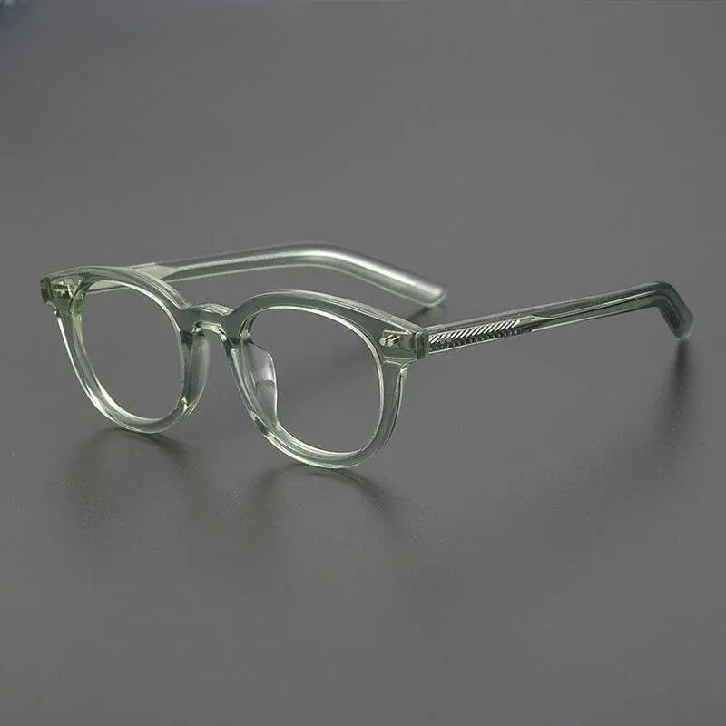 Unisex Round Full Rim Acetate Prescription Glasses Gxyj1028 — view 9 | Rx Spectacle