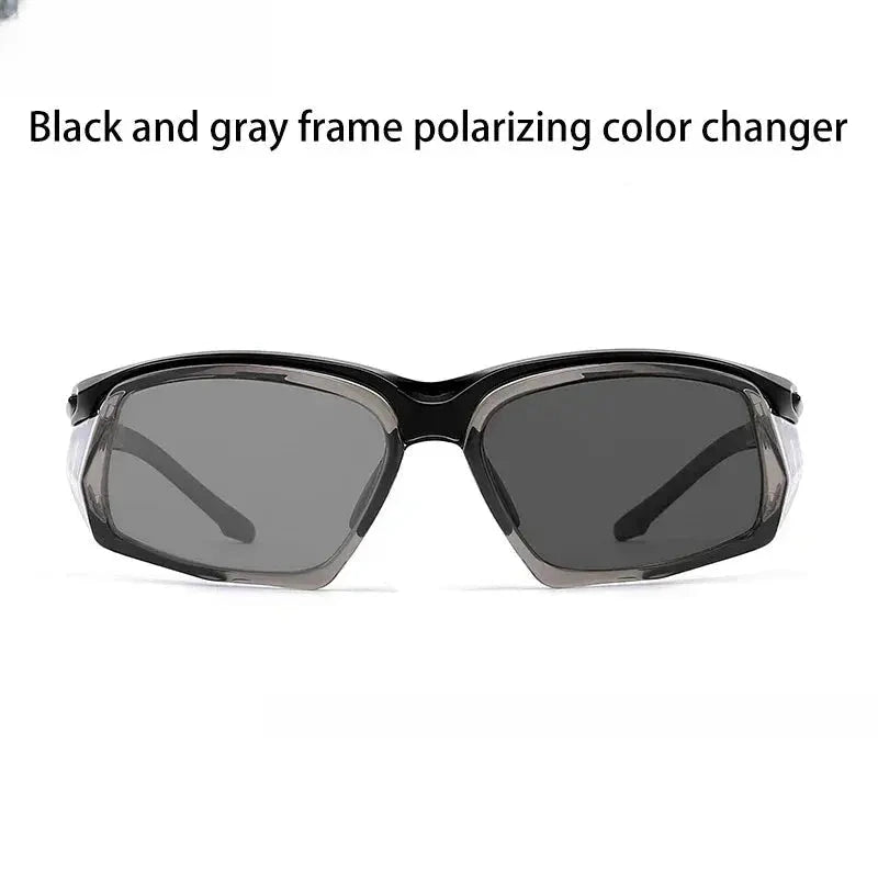 Unisex Square Full Rim TR90 Sports Glasses — view 8 | Rx Spectacle