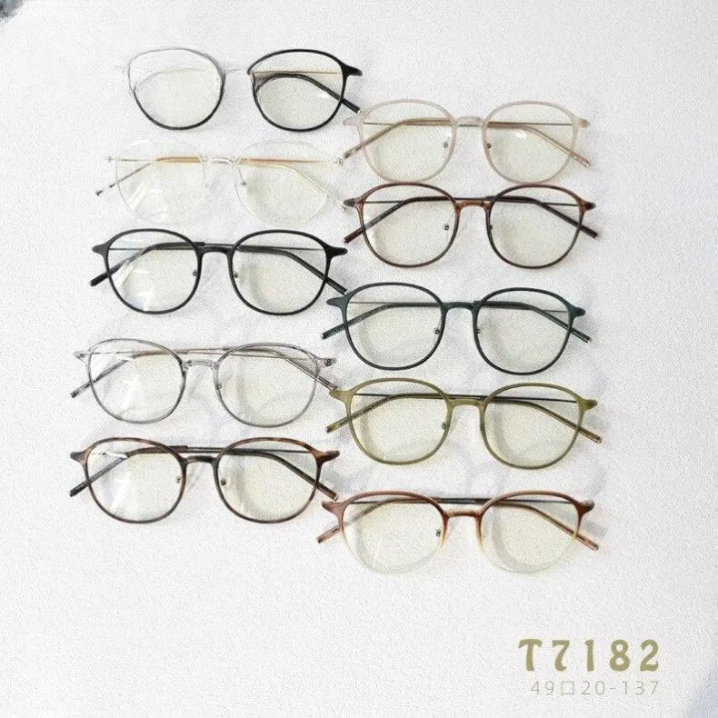Women's Round Full Rim TR90 Prescription Glasses — view 13 | Rx Spectacle