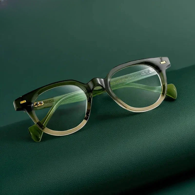 Women's Oval Full Rim Acetate Prescription Glasses 826005 — view 1 | Rx Spectacle