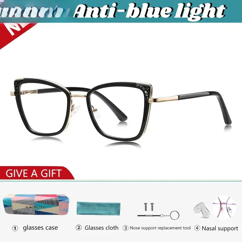 Women's Butterfly Full Rim TR90 Reading Glasses 43148 — view 6 | Rx Spectacle