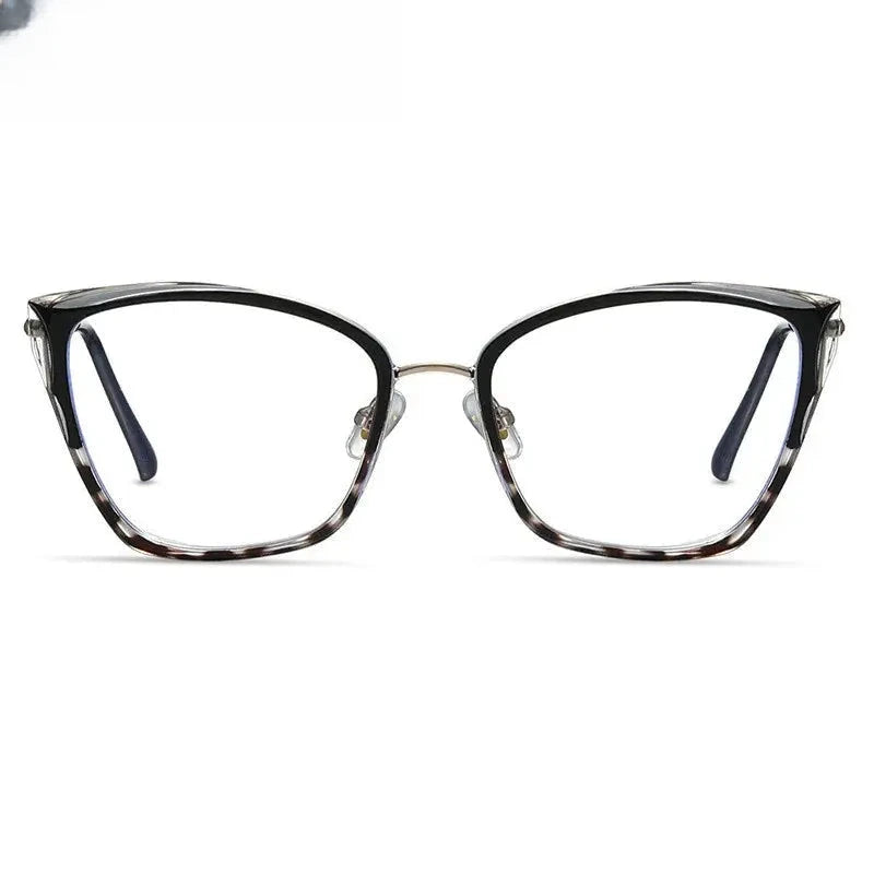 Women's Cat Eye Full Rim TR90 Prescription Glasses 87257 — view 3 | Rx Spectacle