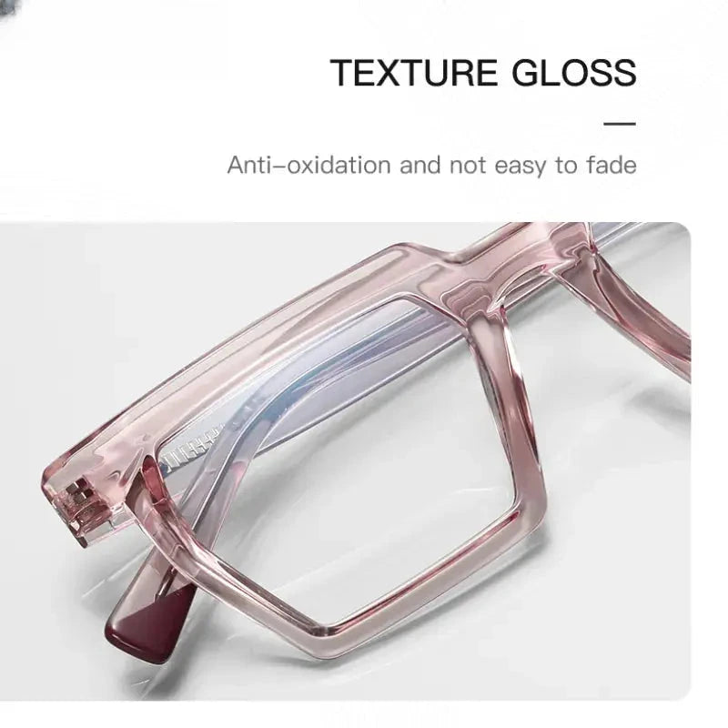 Women's Square Full Rim TR90 Reading Glasses 2144 — view 5 | Rx Spectacle