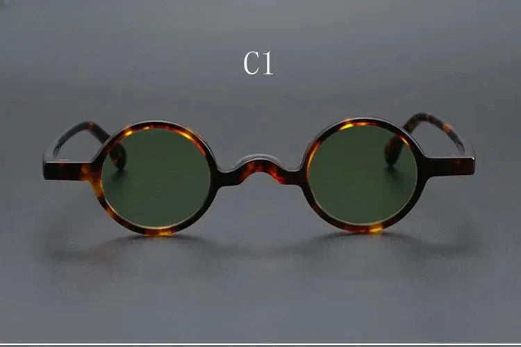 Unisex Round Full Rim Acetate Prescription Glasses 2534 — view 9 | Rx Spectacle