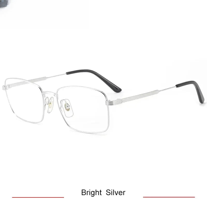 Women's Square Full Rim Titanium Prescription Glasses 303470 — view 3 | Rx Spectacle
