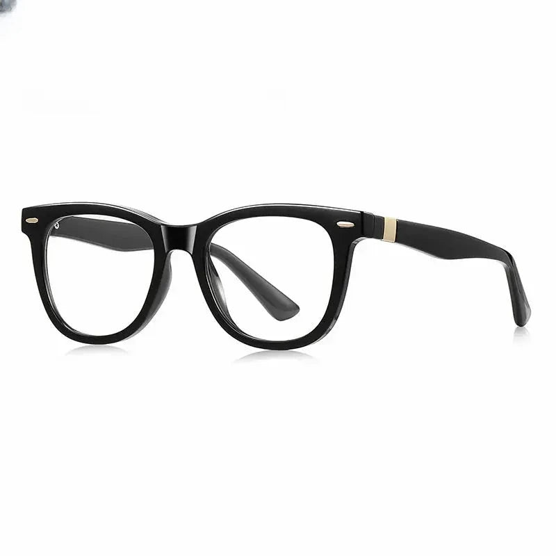 Unisex Square Full Rim Titanium Prescription Glasses 882230 — view 6 | Rx Spectacle