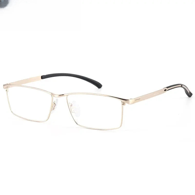 Men's Browline Full Rim Alloy Prescription Glasses 29318 — view 3 | Rx Spectacle