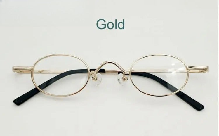 Unisex Round Full Rim Alloy Prescription Glasses Y035 — view 5 | Rx Spectacle