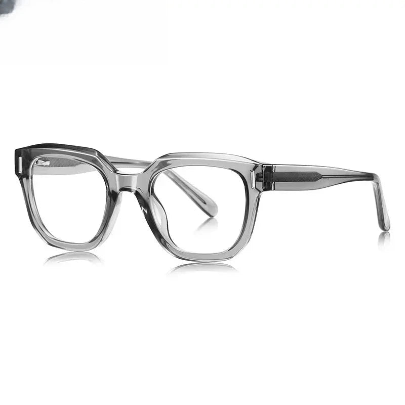 Women's Square Full Rim Titanium Prescription Glasses 774009 — view 6 | Rx Spectacle
