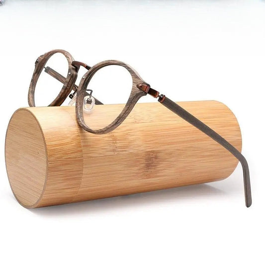 Unisex Round Full Rim Acetate Prescription Glasses Bc06 — view 1 | Rx Spectacle
