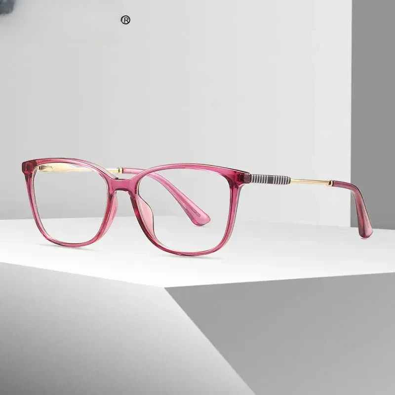 Women's Square Full Rim TR90 Reading Glasses 2057 — view 1 | Rx Spectacle