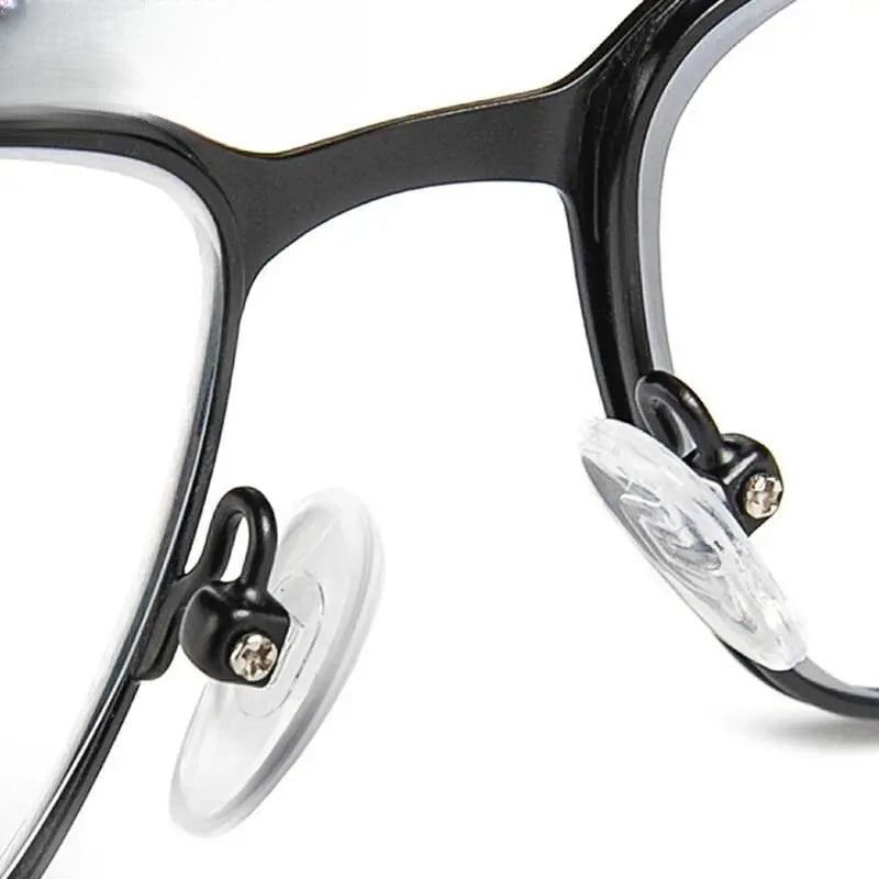 Men's Square Full Rim Alloy Prescription Glasses 2049 — view 5 | Rx Spectacle