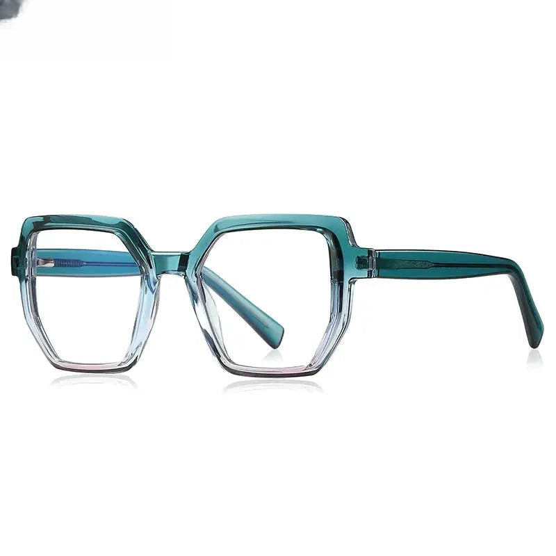 Women's Polygon Full Rim TR90 Oversized Reading Glasses 2143 — view 12 | Rx Spectacle