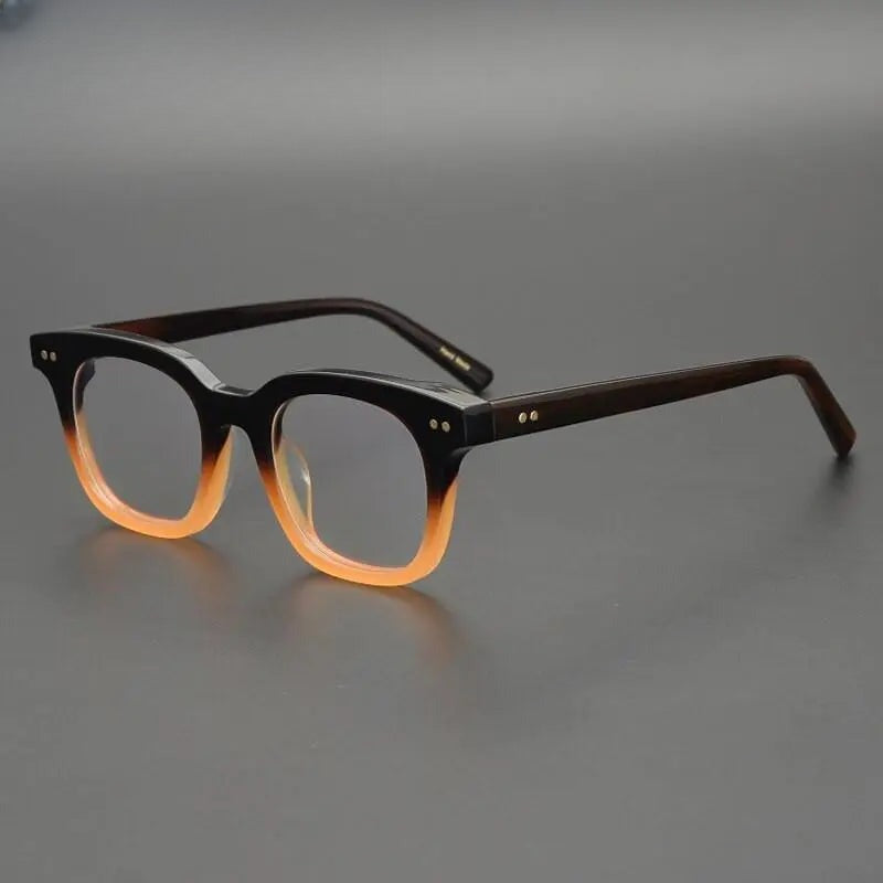 Unisex Square Full Rim Acetate Prescription Glasses Gxyj163 — view 8 | Rx Spectacle