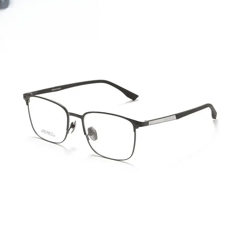 Unisex Square Full Rim Alloy Prescription Glasses 561027 — view 3 | Rx Spectacle