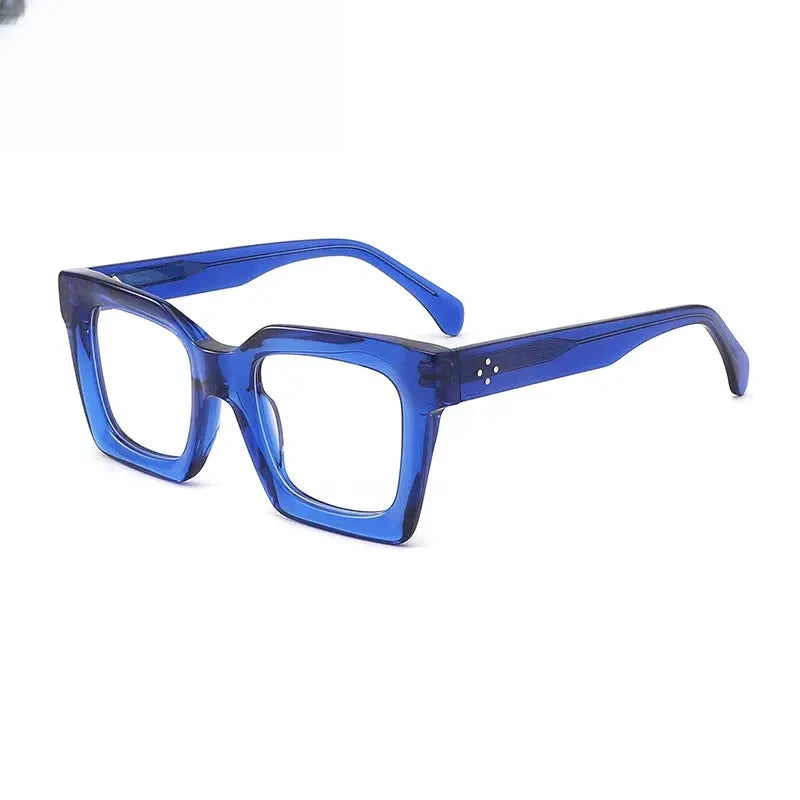 Unisex Square Full Rim Acetate Prescription Glasses Gxyj156 — view 3 | Rx Spectacle