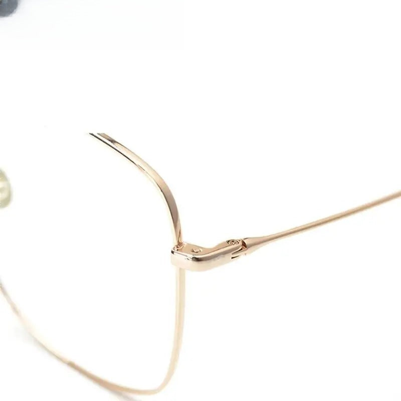 Women's Round Full Rim Titanium Prescription Glasses 18 — view 7 | Rx Spectacle