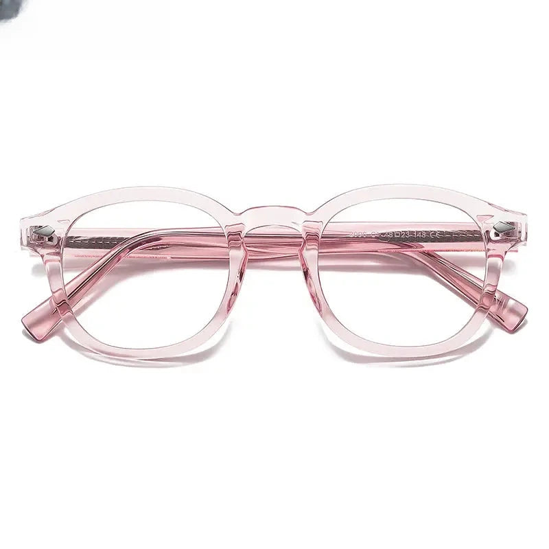 Unisex Square Full Rim Titanium Prescription Glasses 2096 — view 10 | Rx Spectacle