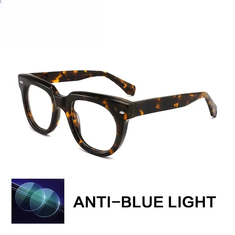 Unisex Square Full Rim Acetate Reading Glasses 882224 — view 5 | Rx Spectacle