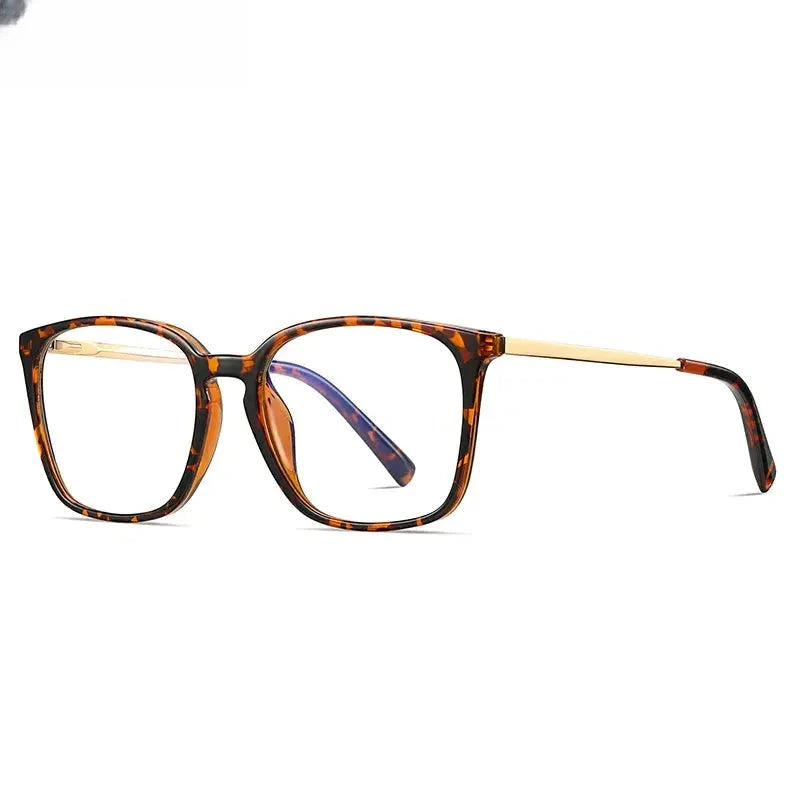 Men's Square Full Rim Titanium Reading Glasses 2079 — view 6 | Rx Spectacle