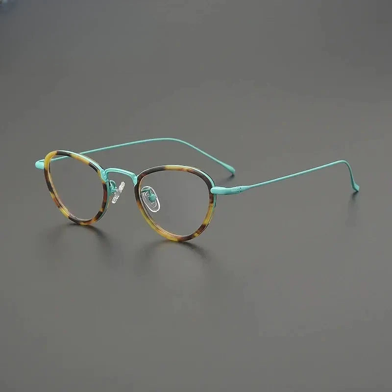 Women's Cat Eye Full Rim Titanium Prescription Glasses G85896 — view 6 | Rx Spectacle