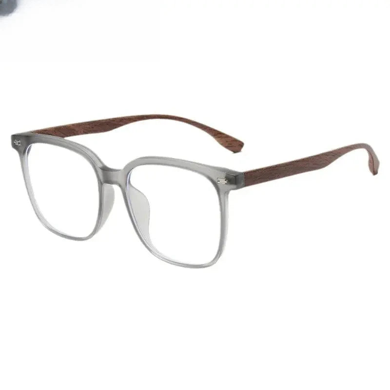 Unisex Square Full Rim Titanium Prescription Glasses 9056 — view 8 | Rx Spectacle