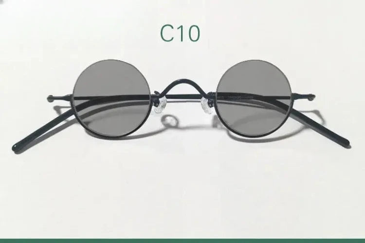 Women's Round Semi-Rimless Alloy Prescription Glasses 14130 — view 5 | Rx Spectacle