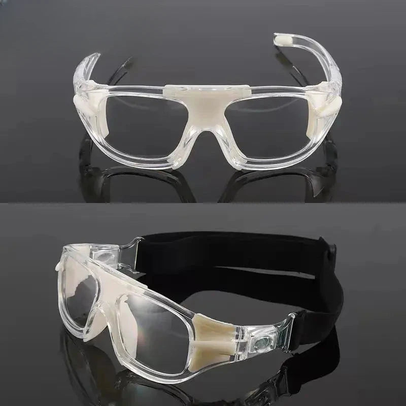 Unisex Square Full Rim Titanium Sports Glasses C036 — view 2 | Rx Spectacle