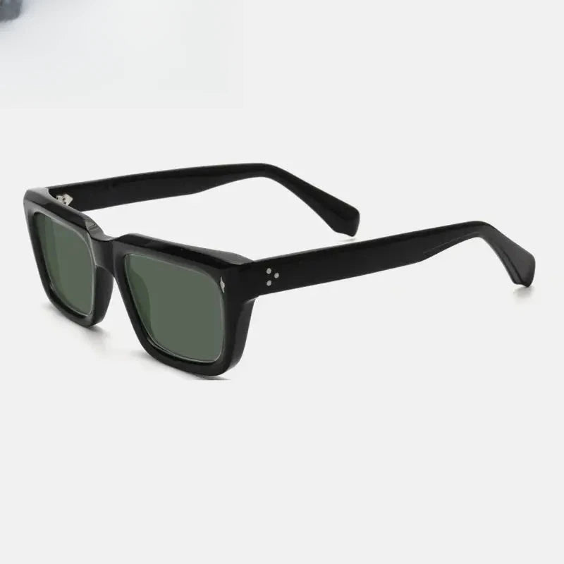 Unisex Square Full Rim Acetate Prescription Glasses Mo13 — view 12 | Rx Spectacle