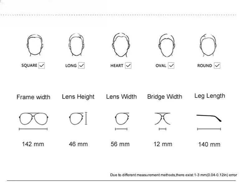 Women's Square Full Rim Titanium Double Bridge Prescription Glasses 316051 — view 2 | Rx Spectacle