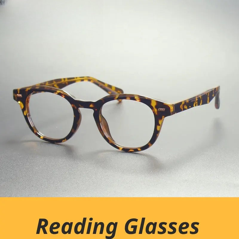 Unisex Oval Full Rim Titanium Reading Glasses Gxyj9016 — view 1 | Rx Spectacle