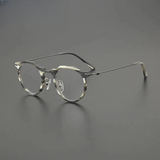 Unisex Square Full Rim Titanium Prescription Glasses G85905 — view 1 | Rx Spectacle