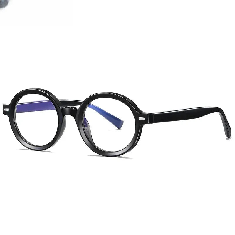 Unisex Round Full Rim Titanium Reading Glasses 2092 — view 7 | Rx Spectacle