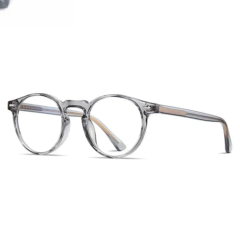Women's Round Full Rim Titanium Reading Glasses 2083 — view 8 | Rx Spectacle