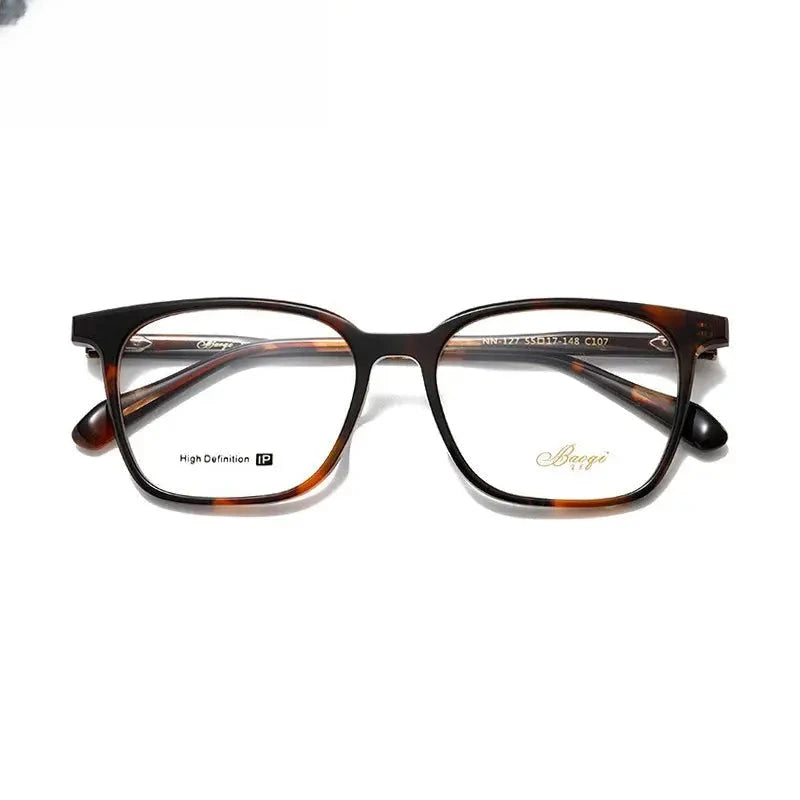 Unisex Square Full Rim Acetate Prescription Glasses 62127 — view 4 | Rx Spectacle