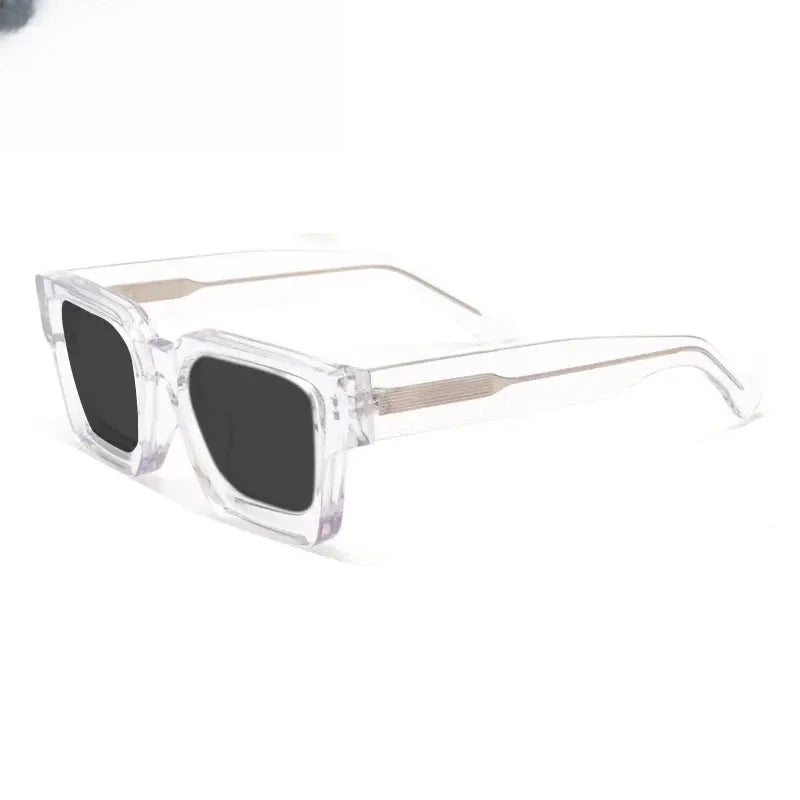 Unisex Square Full Rim Acetate Prescription Glasses Mo19 — view 13 | Rx Spectacle