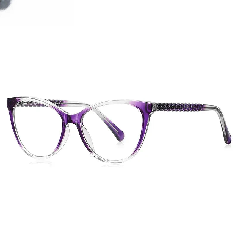 Unisex Cat Eye Full Rim TR90 Reading Glasses 2136 — view 8 | Rx Spectacle