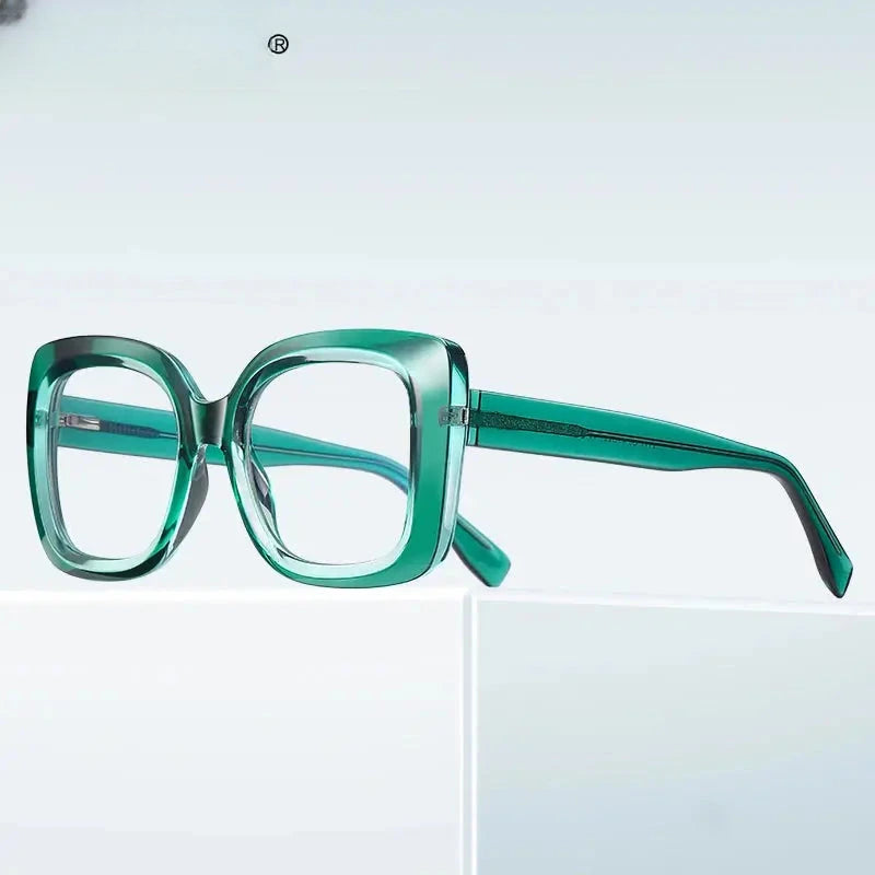 Women's Square Full Rim TR90 Reading Glasses 2171 — view 2 | Rx Spectacle