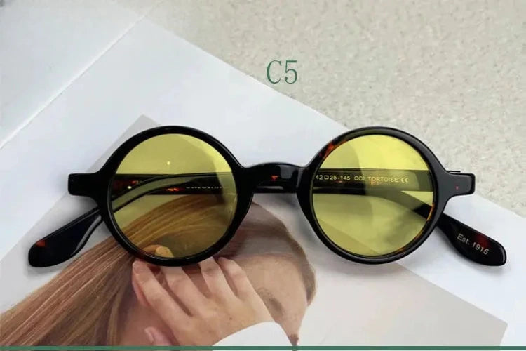 Unisex Round Full Rim Acetate Prescription Glasses 4225s — view 11 | Rx Spectacle