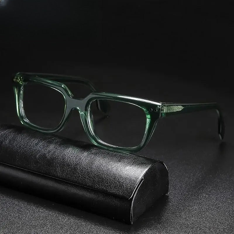Unisex Square Full Rim Acetate Prescription Glasses Gxyj724 — view 1 | Rx Spectacle